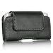 For Samsung Galaxy J7 , S7 EDGE , GALAXY S6 EDGE PLUS , GALAXY NOTE 8 , NOTE 5 , NOTE 4 , NOTE 3 , NOTE 2 EXTRA LARGE Horizontal Leather Pouch Carrying Cover Case Holster w/ Belt Clip Magnetic Closure - Swivel Black