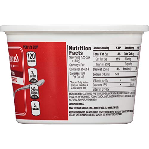Breakstone's Large Curd 4% Milk fat Min Cottage Cheese, 16 oz Tub