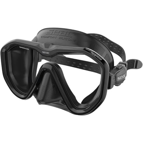 Masque de plongée SEAC Appeal mono-verre fabriqué en Italie