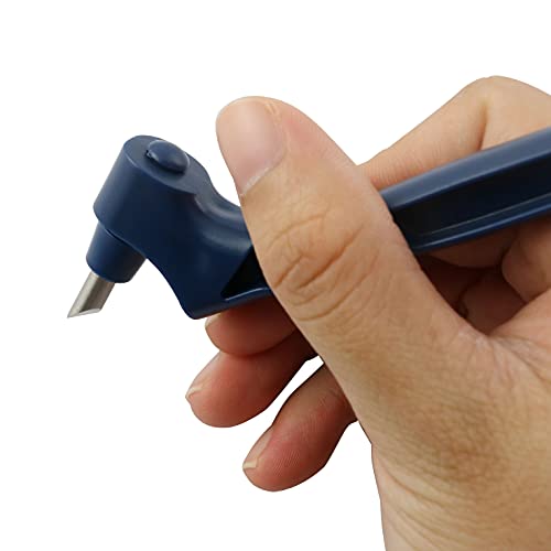 Batino 1Pcs Craft Cutting Tools, Precision Stainless Steel Craft Knives With 360-Degree Rotating Blade, Art Cutting Tool Hobby Knife For Scrapbooking Art Creation, Dark Blue #TOP3