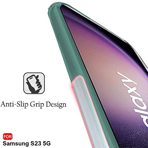 Image of TheGiftKart Back Cover Soft Case for Samsung Galaxy S23 5G | Best Camera Protection | Inbuilt Dust Plugs & Anti-Slip Grip | Ultra Clear Slim Back Cover Case (Silicone, Transparent)