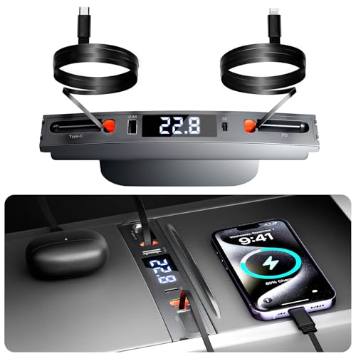 Tesla USB Hub for Model 3/Model Y – USB-A + USB-C