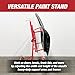 LAUCO Multifunction Paint Stand, Automotive Paint Stand, Body Panel Stand, Door Stands for Painting, Paint Stands Auto Body, Fender Stand, Hood Stand, Auto Body Repair Tools Adjustable Paint Stand