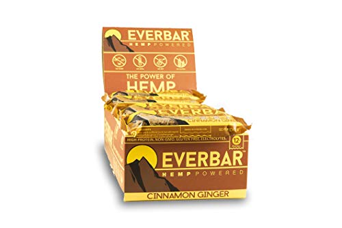 Ever Bar, Hemp Powered Cinnamon Ginger Box, 2.1 Ounce, 16 Count