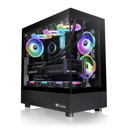 Thermaltake View 270 TG ARGB/Black/Tempered Glass*2/120mm ARGB Lite Reverse Fan*2 + 120mm ARGB Lite Fan*1/-picture-15
