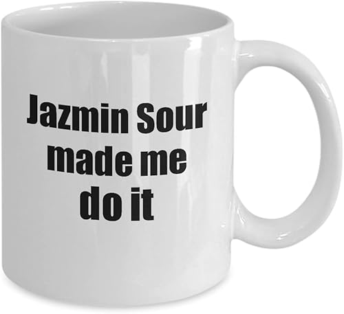 Miniatura 10 de Jazmin Sour Made Me Do It Mug Funny Drink Lover Alcohol Addict Gift Idea Coffee Tea Cup Large 15 Oz