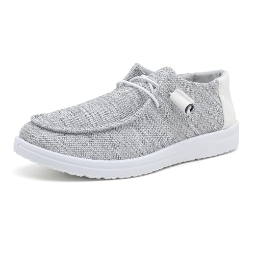 Image of betyswear Womens Loafers Women Shoes Casual Slip-On Canvas Shoes Breathable Lightweight Boat Shoes for Women