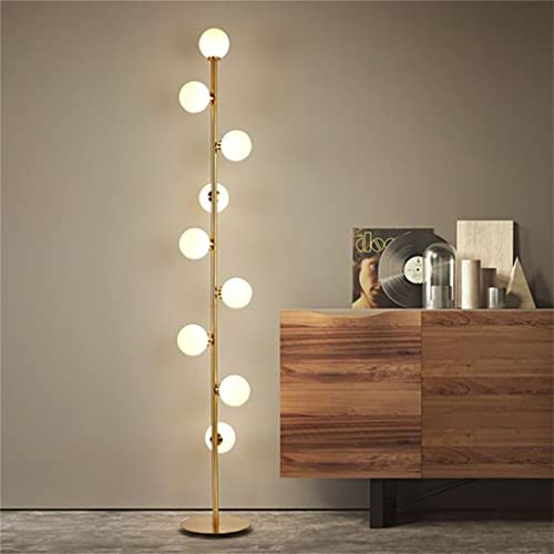 Flashing PORTATO Lampade da terra Camera da letto Bedside Lights Living Room Place Ball Standing Lamp Lampada for illuminazione Home Decor (Color : A, Size : As the picture shows) - Image 7