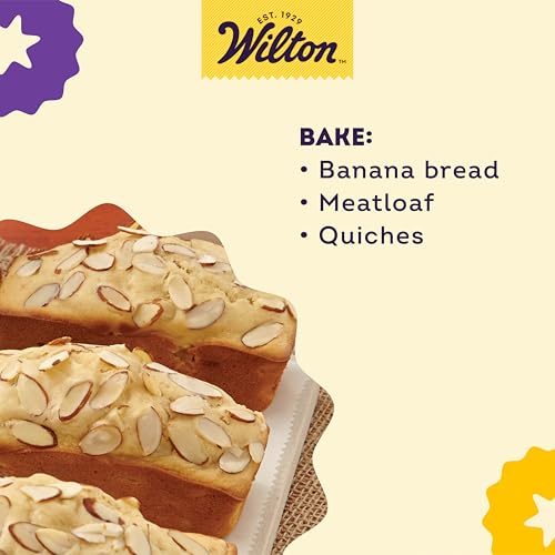 Wilton Gold Premium Non-Stick Warp-Resistant Bakeware, Made without PFAs, Mini Loaf Pan, 8-cavity, 15 x 10 x 1.5 in, Packaging May Vary - Image 5