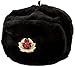 TEPEM Hat Russian Ushanka Black-60 Soviet Army Officer