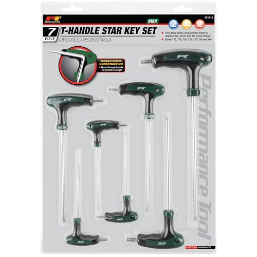 Image of Performance Tool W1713 T-Handle Stardriver Set, 7-Piece