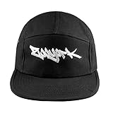 100% sarga de algodón Zoo York Tag Embroidery Cap Boina, Negro, Taille Unique para Hombre