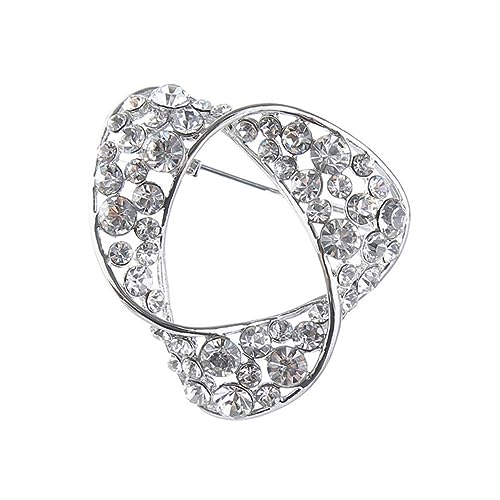 Broche pour foulard en strass pour illuminer vos tenues de soirée et réceptions