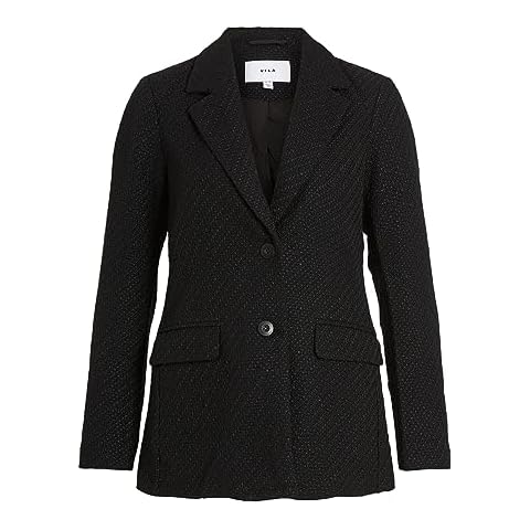 VILA Blazer Boucle Noir Cover