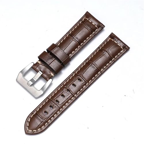 Bracelet de montre en cuir véritable pour Panerai afin de stopper les irritations