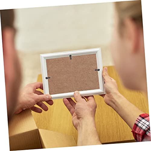 Image of Veemoon 300pcs Photo Frame Fasteners Turn Buttons for Hanging Photos Clips for Backing Plates Easy Installation Hardware for Wall Art and Picture Frames