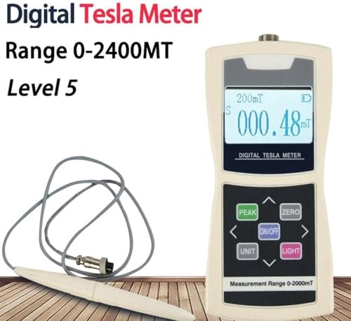 Medidor Gauss Digital Tesla ZMST-5 Fluxómetro Magnético miniatura 5