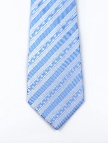 Image of Elfeves Men's Modern Striped Patterned Formal Ties College Daily Woven Neckties