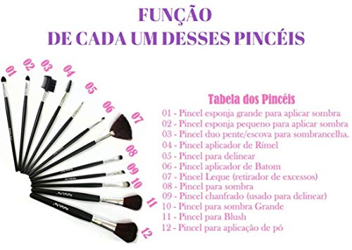 Maleta De Maquiagem Com kit De Maquiagem Vult Original Top