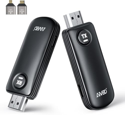 Image of Wireless TV Transmitter and Receiver Kit- 2.4/5G Stable Signal, 50M Range