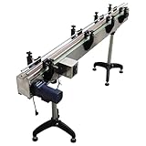 HayWHNKN Industrial Belt Conveyor System 73.6 * 3.9inch Assembly Line Conveyor Belt Height Adjustable 110v 120W
