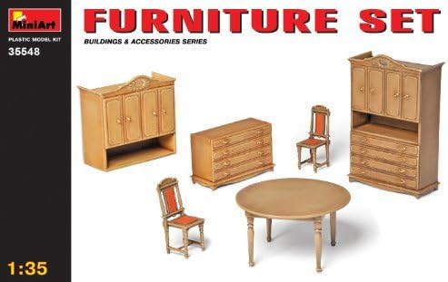 MiniArt 1/35 small set 1 (furniture) Diorama accessories MA35548