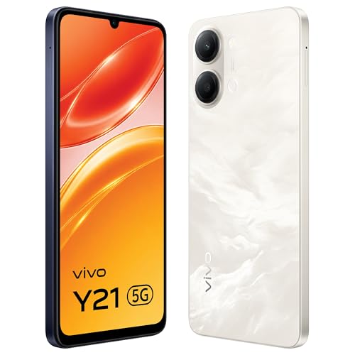Image of vivo Y21 5G (Champagne Gold, 8GB RAM, 128GB Storage) with No Cost EMI /Additional Exchange Offers