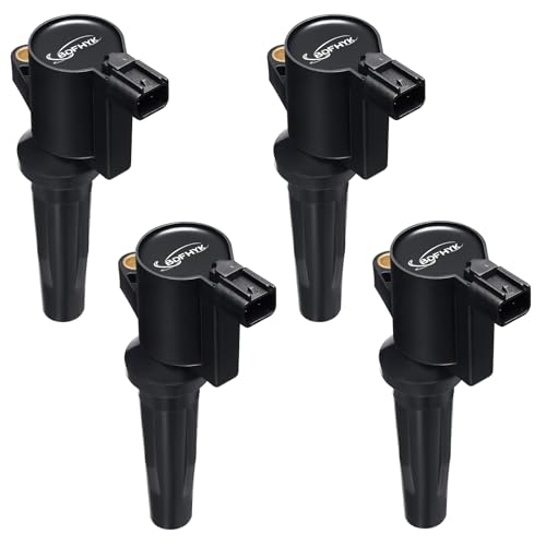 Image of BDFHYK Ignition Coil Pack DG504 FD505 Compatible with Ford Focus 2003-2010 Ford Escape 2005-2008 Mercury Mariner Mazda 3 Tribute Ford Oem Coil Packs Coil for Ford 2.0L 2.3L L4 DG501 DG541 Set of 4