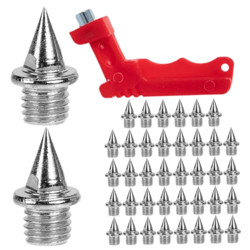 BRIGHTFUFU 1Set Shoe Spikes Replacement with Tool Spikes for Distance Running and Cross Country Shoes