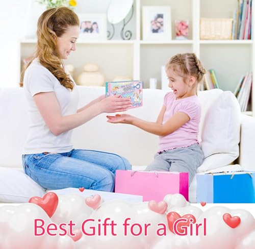Image of Storio DIY Gem Keychain Kit for Girls | Make Your Own Keychains with Gem Stickers | Fun Art & Craft Toy for Kids | Gift for Girls Age 5+