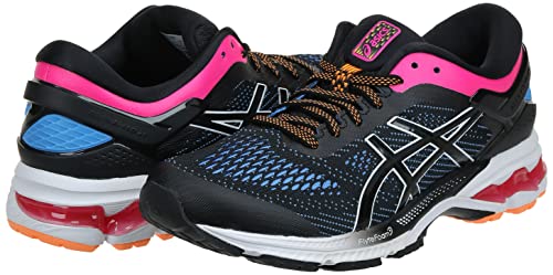 Tênis Asics Gel-Kayano 26 Preto/Azul Feminino (37)