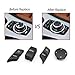 XVBILM Car Multimedia Control Knob Menu Button Keys Compatible X1 X5 X6 1 3 5 Series E84 E90 E91 E92 E70 E71 E72 E60 E87 E88(E90 Model A)
