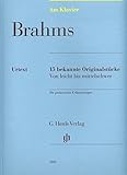 HENLE VERLAG 15 bekannte Originalstuecke - arrangiert für Klavier [Noten/Sheetmusic] Komponist: Brahms Johannes aus der Reihe: Am Klavier