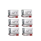 Peso: 18 g ( Batería liPO de 3,7 V y 500mAh para Syma X5HC X5HW RC Drone Quadcopter, Pieza de Repuesto 752540, Recargable, lipo, cámara RC, Accesorios para Drones