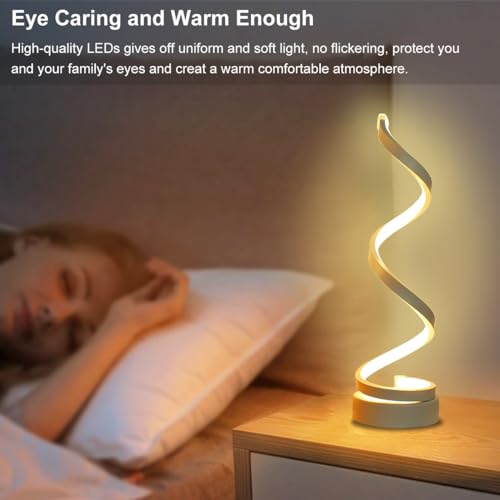 Lámparas de Mesa Modernas Juego de 2 Espiral Dimmable miniatura 5