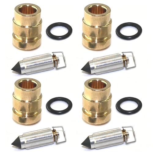 Juego de 4 válvulas de aguja de flotador para carburador de moto RD350 y RZ350