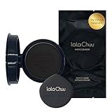 【正規品】ララチュー ヘアファンデーション プレミアムN レフィル ダークブラウン ライトブラウン lalachuu 白髪隠し ボリュームアップ 薄毛隠し 増毛 抜け毛 円形脱毛症 生え際 (ダークブラウン, 9グラム)