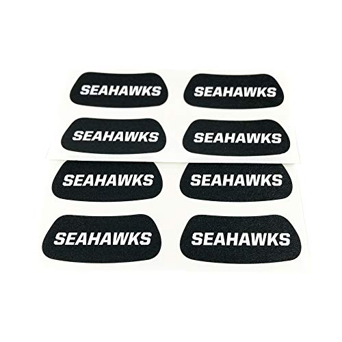 EyeBlack Seahawks Team Sports Under Eye Sticker College/University, High School, Pro Football, Softball, Baseball, Community Sports, Little League Easy Stick and Peel 8 Strips (4 Pairs)