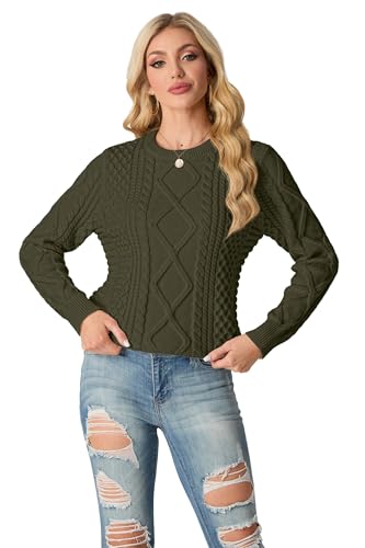 Image of GRECERELLE 2026 Womens Fall Winter Long Sleeve Casual Pullover Sweater Tops