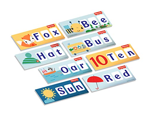 Image of Fisher-Price Learn to Spell Puzzles - 60 Pieces, 3-4-5 Letter Spelling for Kids Age 4 Years & Above - Learning and Development - Fun & Learn With Colorful Puzzles