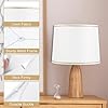 PATIKIL Drum Lampshade For Table Lamps, 11.4″ Top X 12.6″ Bottom X 9 8 High Floor Lamp Shade Easy Assembly Medium Linen Lampshade For Table Lamps Floor Lamp Bright Brown - View #10