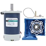 La potencia de este motorreductor es de 90 W, la corriente es de 11 A y la velocidad es de 2200 r/min.