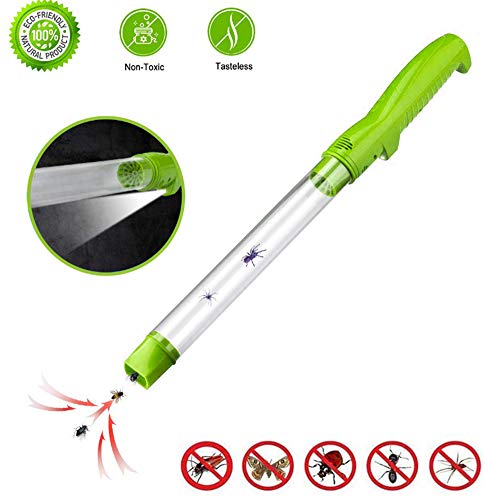 Pest Control, Catcher vaco Handheld trampa para insectos Bug Catcher con linterna LED,USB recargable repelente de mosquitos para las araas, cucarachas, chinches apestosos, Mantis, escarabajo
