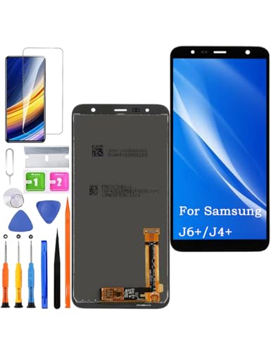 Screen Replacement for Samsung Galaxy J6+ / J4+ Plus J610F J610G J610FN J415F J415FN J415G J415GN J415N LCD Display Touch Digitizer Assembly + Tools
