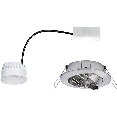 Paulmann Coin 93979 LED-Einbauleuchte 6.8W Warm-Weiß Eisen (Gebürstet)