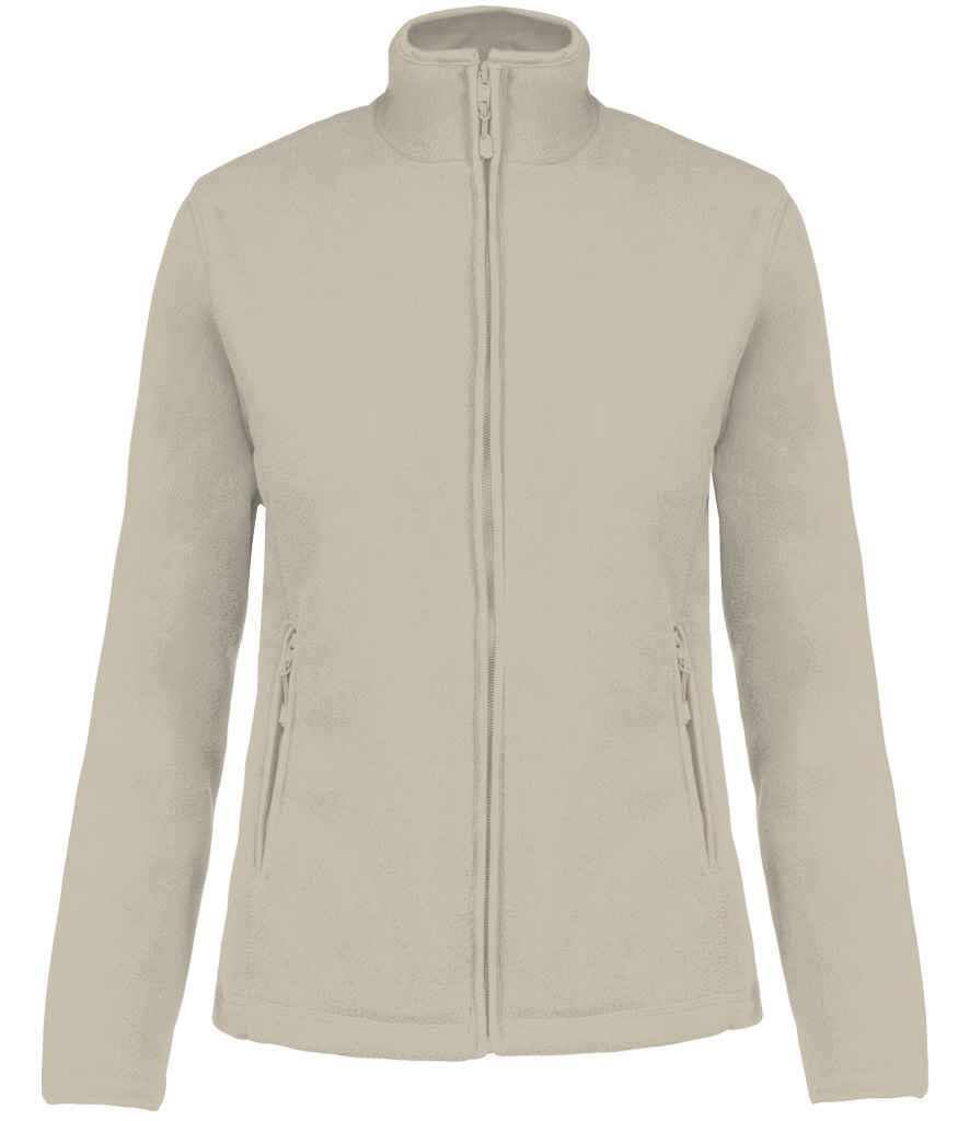 COOZO Ladies Maureen Micro Fleece Jacket - Beige - XL