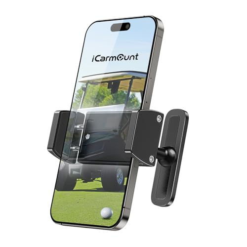 ICARMOUNT Magnetic Golf Cart Phone Holder review - Aluminum Alloy Heavy Duty Magnetic Mount