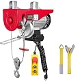 VEVOR 880lbs Electric Hoist with 14ft Wired Remote Control, 110V Electric Hoist Attic Lift 20-40 FT Lifting Height for Garage Attic Warehouse Factory