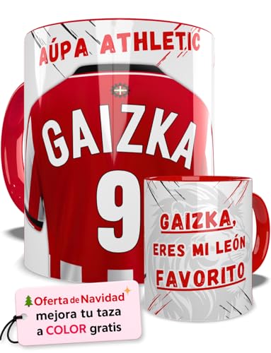 Taza Athletic Personalizada Fútbol Nombre Número Y Dedicatoria...