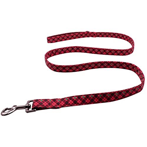 Lionet Paws Christmas Leash Matching Collar for Small Medium Large Dogs